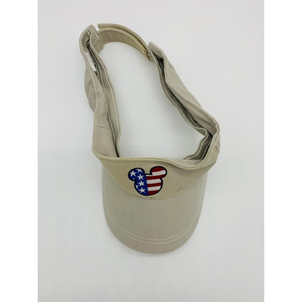 Walt Disney World khaki visor Mickey Mou